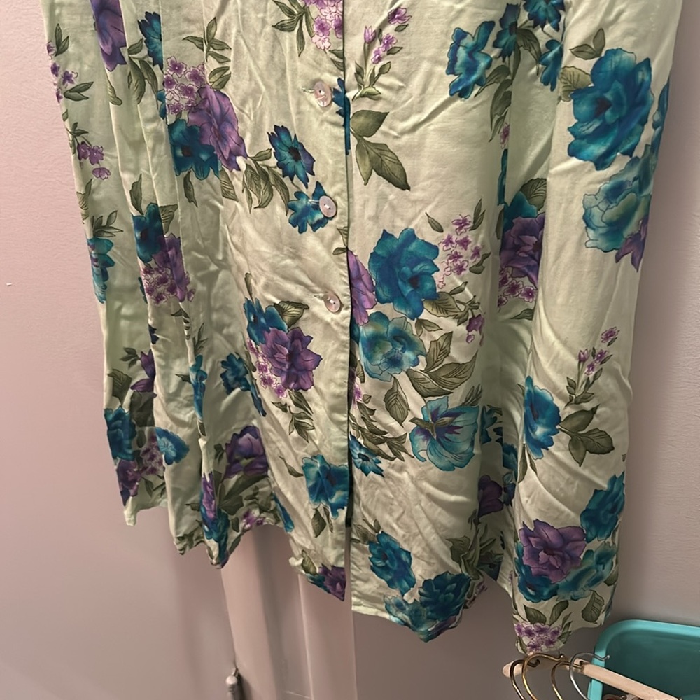 BFA classics floral maxi dress with buttons down front - Picture 3 of 5